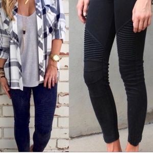 New MIX Black stretchy biker pants